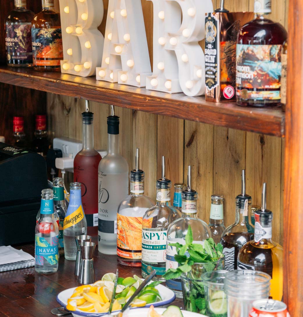 Mabel is stocked with a range of Beautifully Cornish beers, wines and spirits